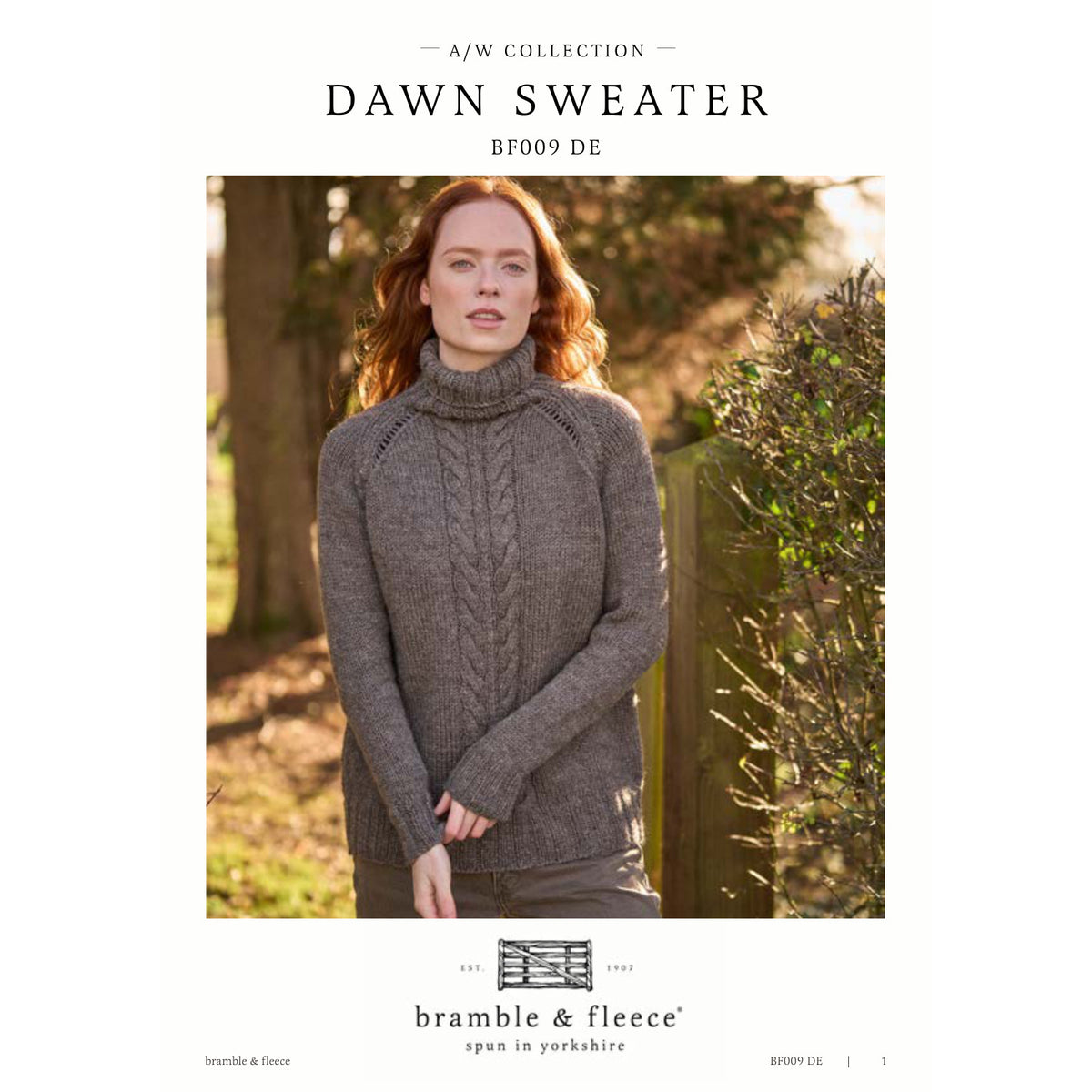 Anleitung (de, en, fr) von © Bramble & Fleece - Dawn Sweater BF009
