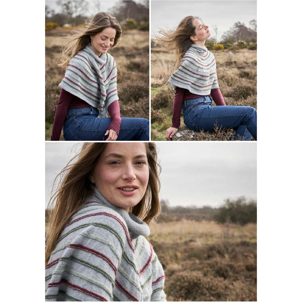 Anleitung (de, en, fr) von © Bramble & Fleece - Sorrel Poncho BF013