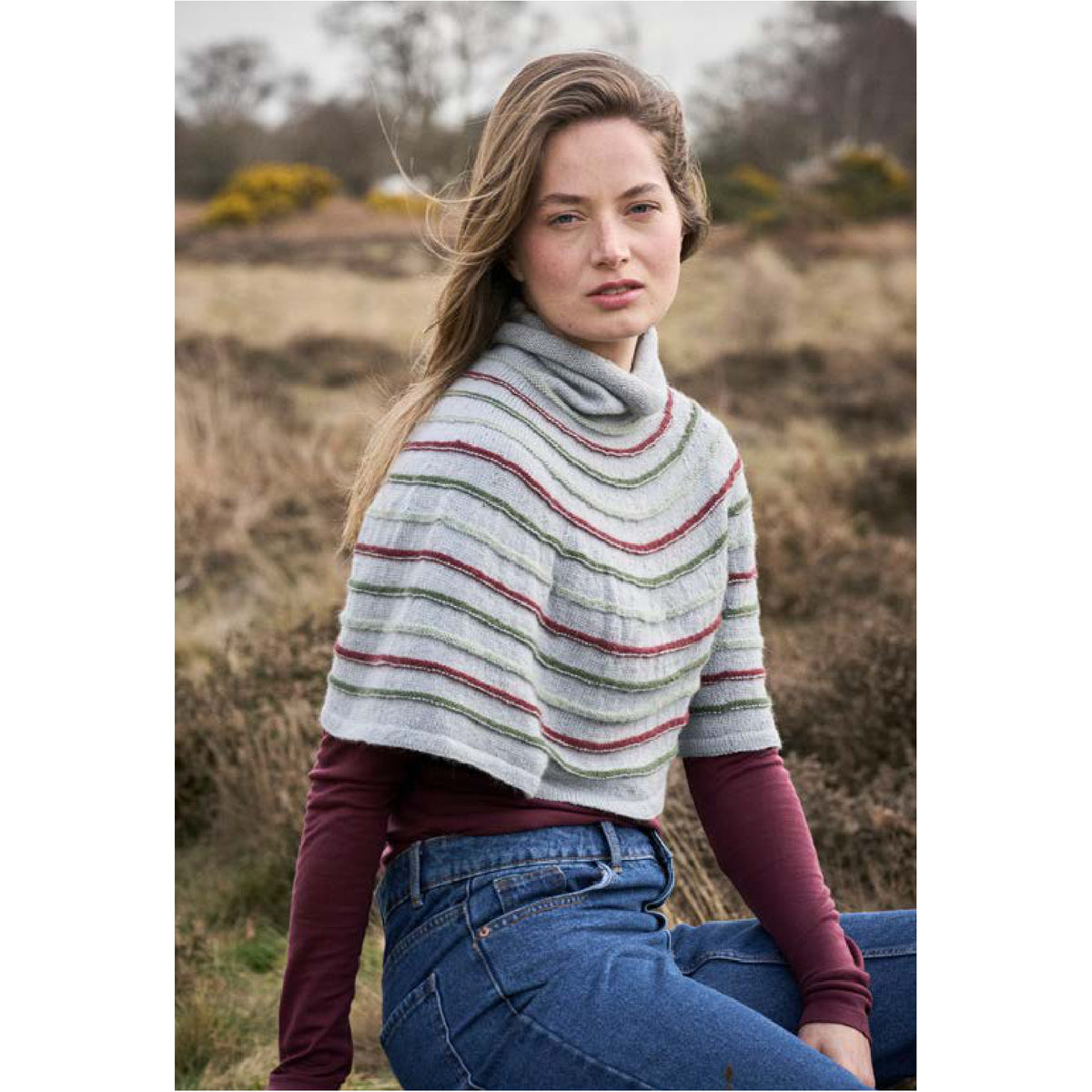 Anleitung (de, en, fr) von © Bramble & Fleece - Sorrel Poncho BF013