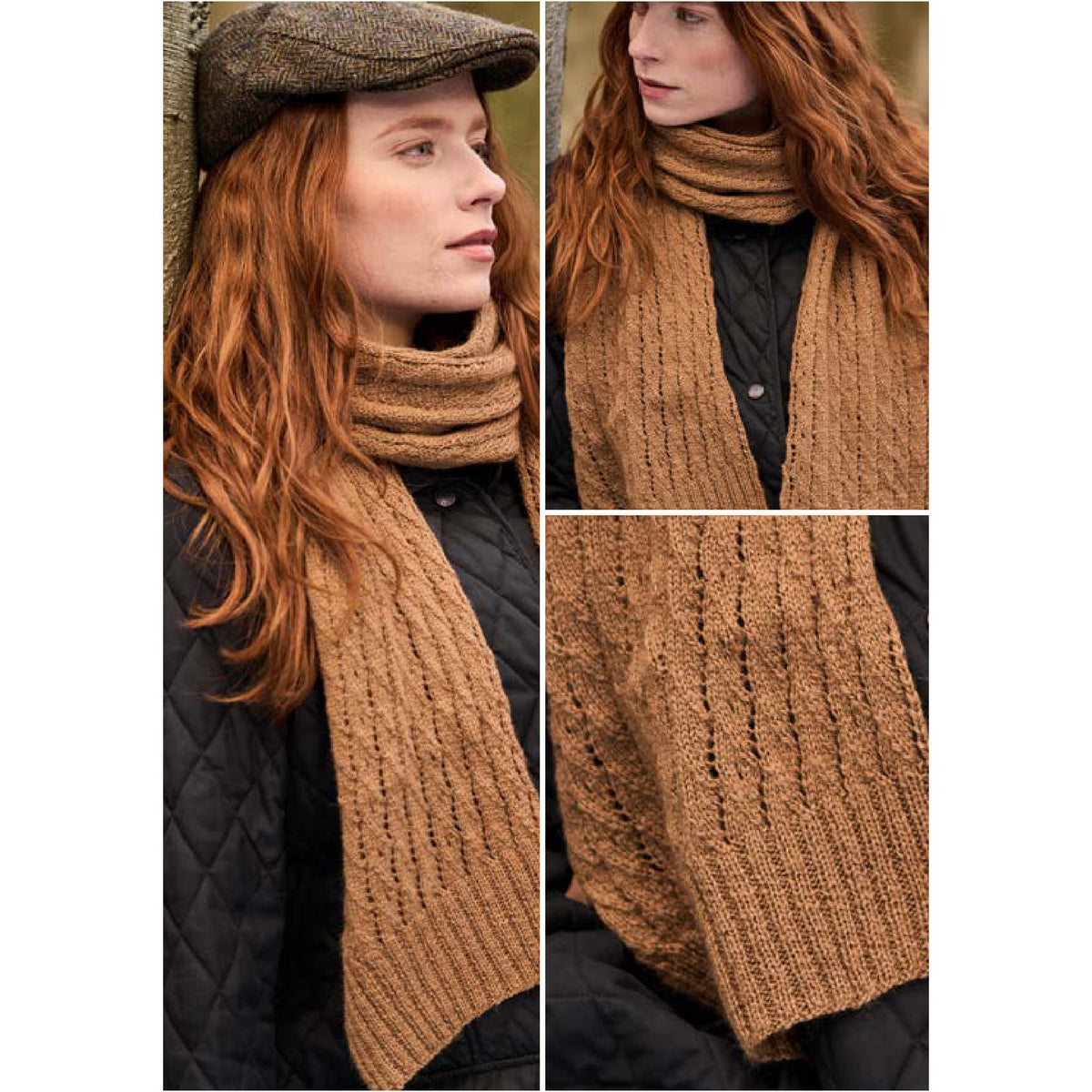 Anleitung (de, en, fr) von © Bramble & Fleece - Stone Scarf BF002