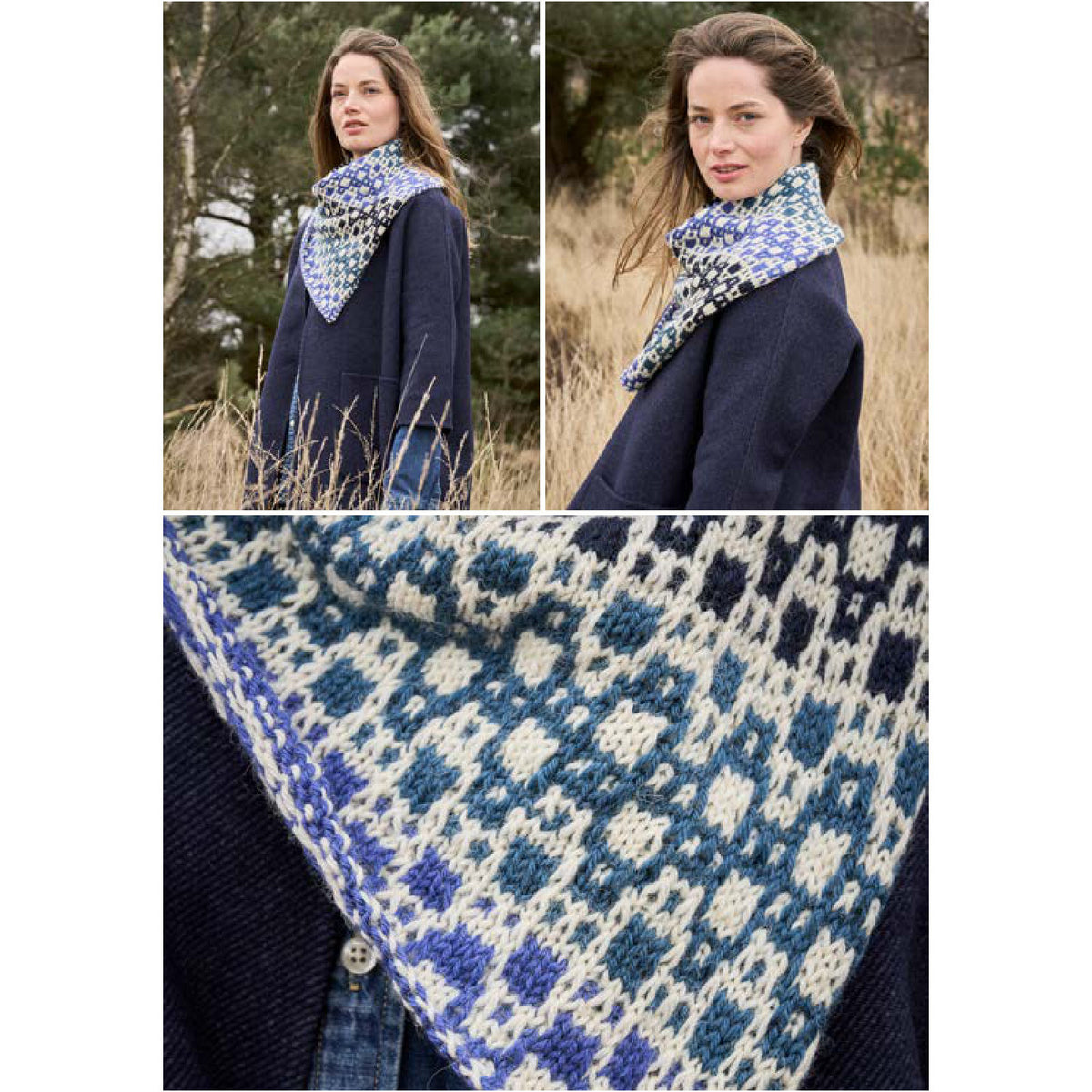 Anleitung (de, en, fr) von © Bramble & Fleece - Tansy Bandana BF018