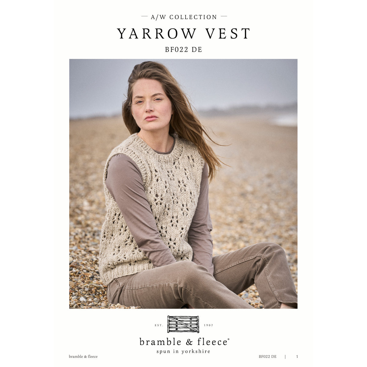 Anleitung (de, en, fr) von © Bramble & Fleece - Yarrow Vest BF022