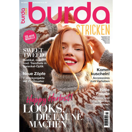 Heft 4 /23, Burda Stricken