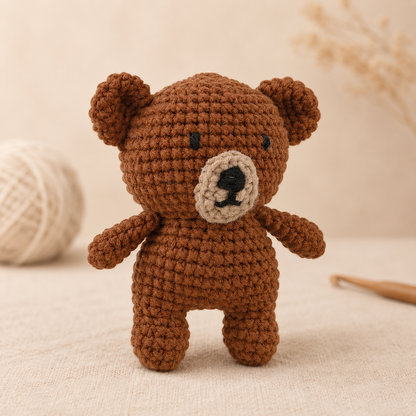 Lykke - Häkelset mit Wolle - Amitami Timber the Bear