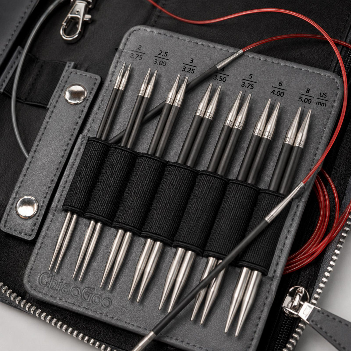 Chiaogoo Forté 2.0 SS-Tipped Set Nadelspitzen 2,75-10mm und Zubehör