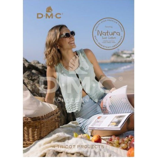 Anleitungsheft (de, en, nl) von © DMC - Natura Tricot 2026 / 4 Strickprojekte