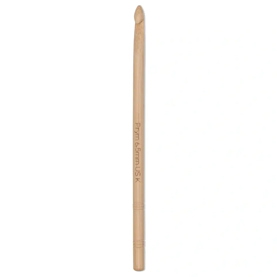 Woll-Häkelnadel Bambus, 15 cm, 6,50 mm, natur, 111976
