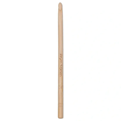 Wool crochet hook bamboo, 15 cm, 7 mm, natural, 111976