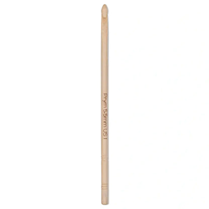 Woll-Häkelnadel Bambus, 15 cm, 5,50 mm, natur, 111976