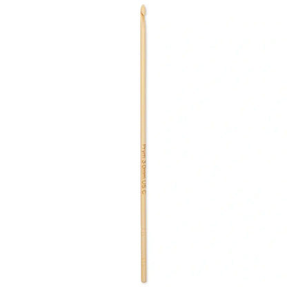 Woll-Häkelnadel Bambus, 15 cm, 3 mm, natur, 111976