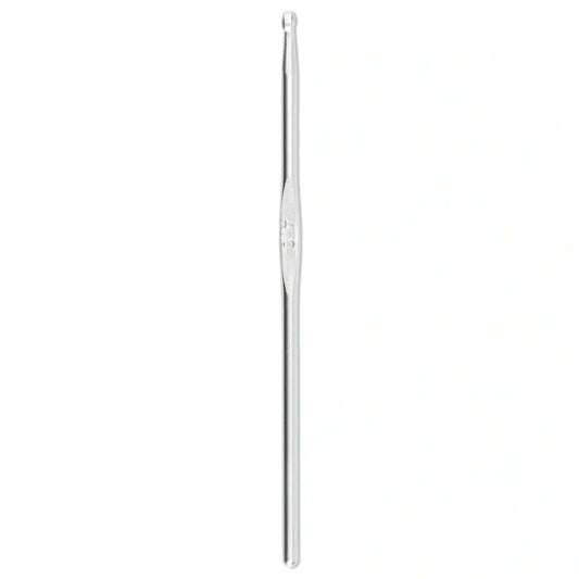 Wool crochet hooks without handle, 14 cm, 4 mm, silver-coloured, 111951