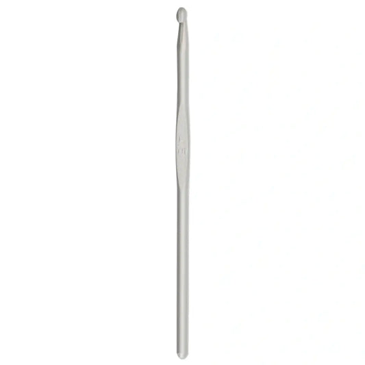 Wollhäkelnadeln ohne Griff, 14 cm, 4,5 mm, grau, 111951