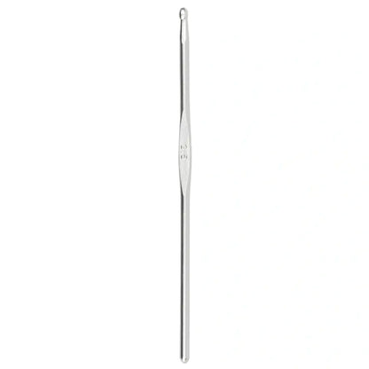 Wool crochet hooks without handle, 14 cm, 3.5 mm, silver-coloured, 111951