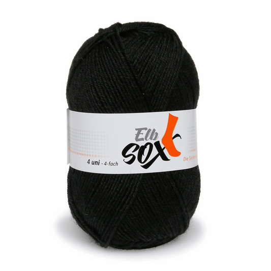 ggh ElbSox-4, uni, 50g, 96038, Farbe schwarz 2