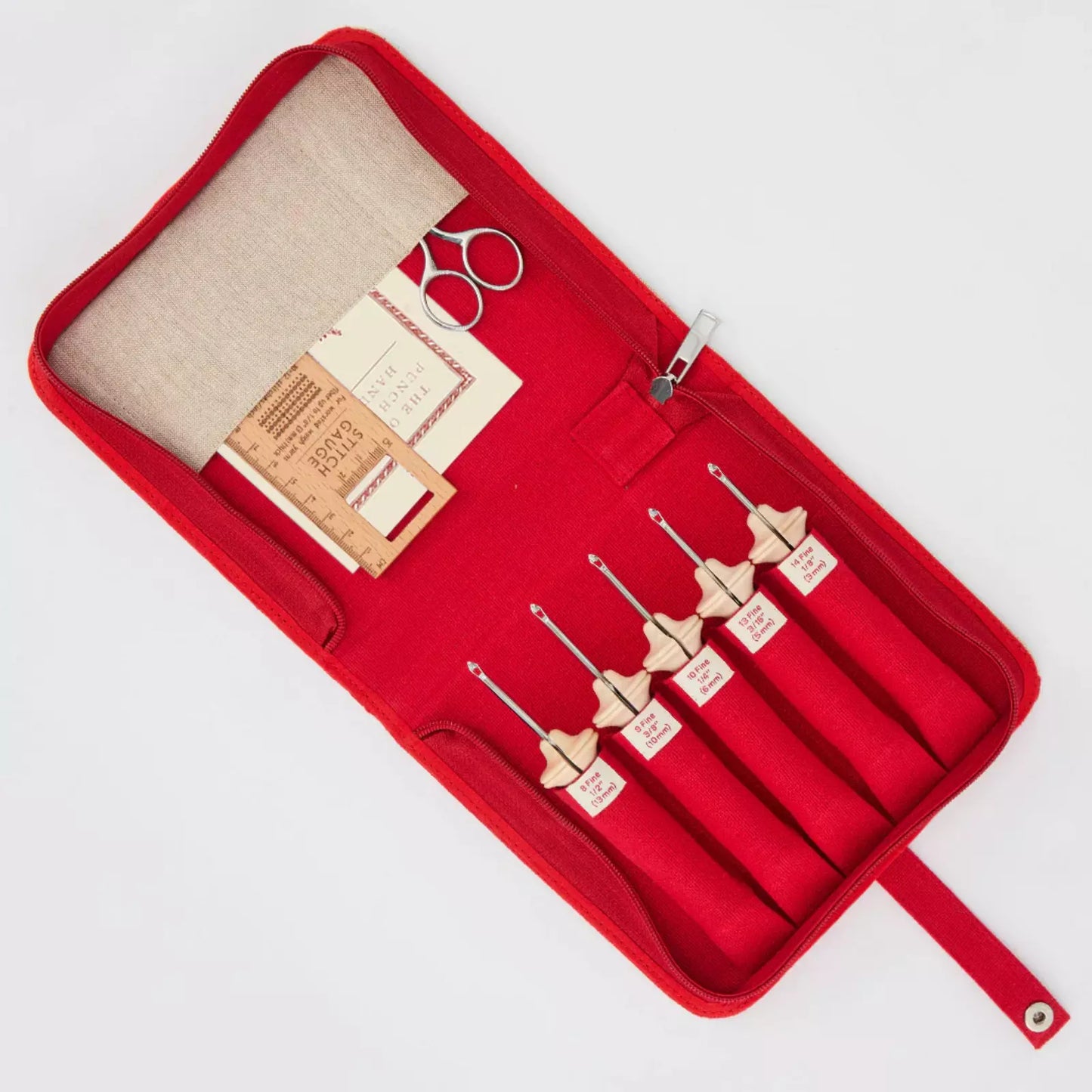 Punch Nadel Set Natural Wood Fine Point 5 Nadeln