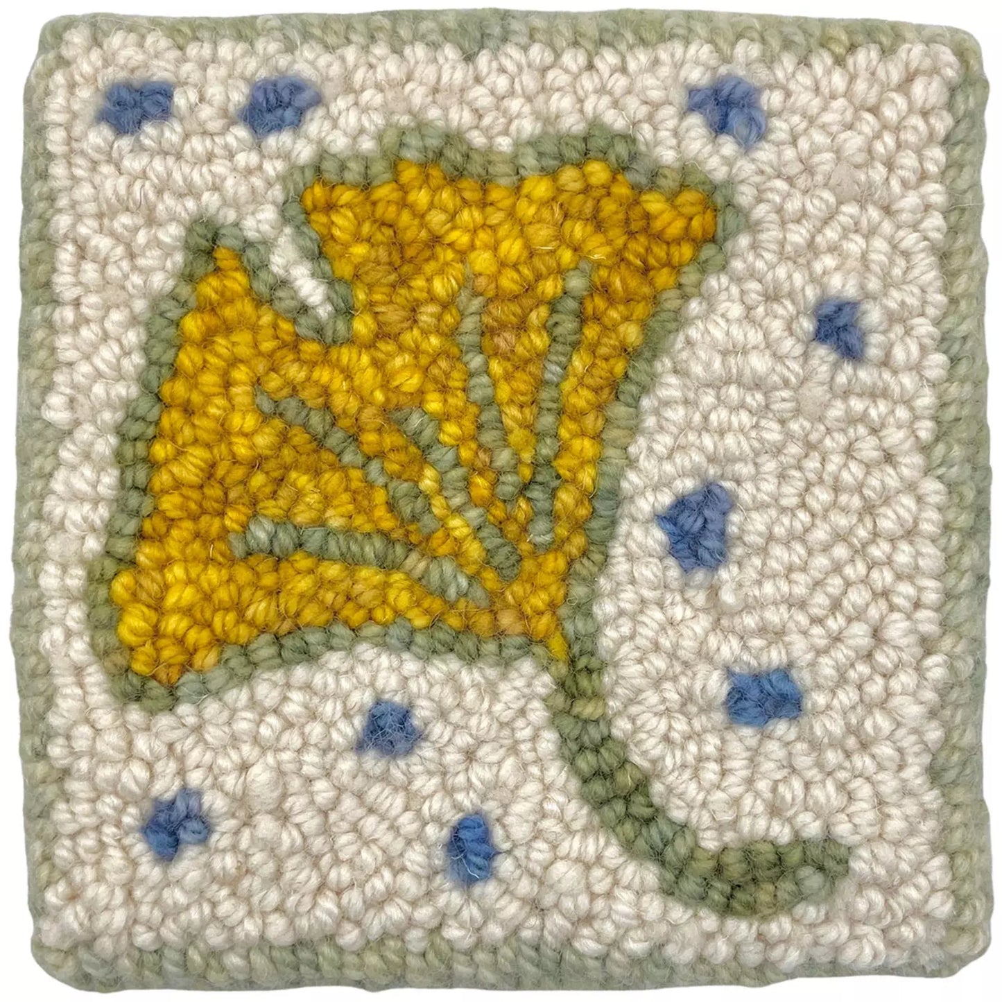 Punch Needle Basic Set Gingko - Unterlage, Garn und Zubehör