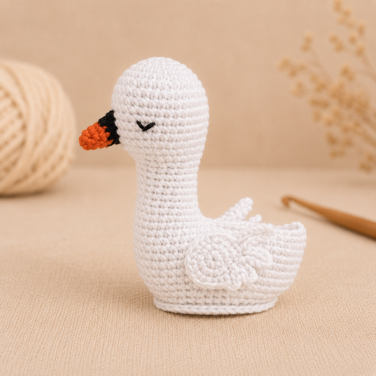 Lykke - Häkelset mit Wolle - Amitami Grace the Swan