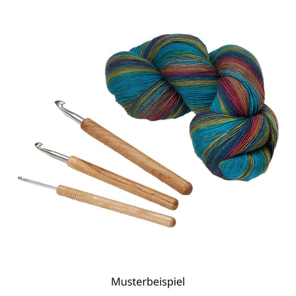 Addi Nature Olive Wood Wollhäkelnadel (Sonderposten)