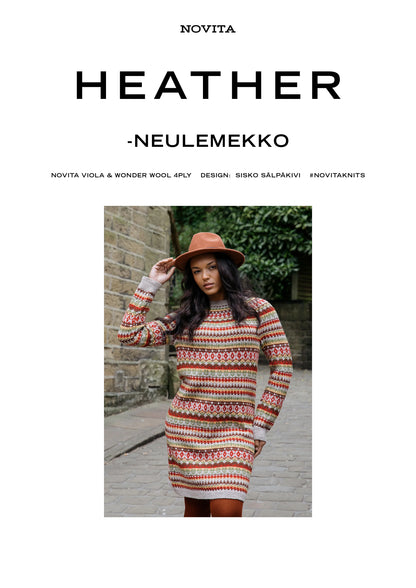 Novita Einzelanleitung Heather - Strickleid (DE)