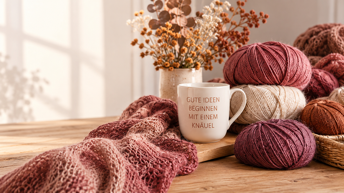 Garne und Strickprojekt für Herbst und Winter