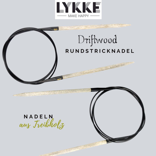 Lykke circular knitting needle Driftwood