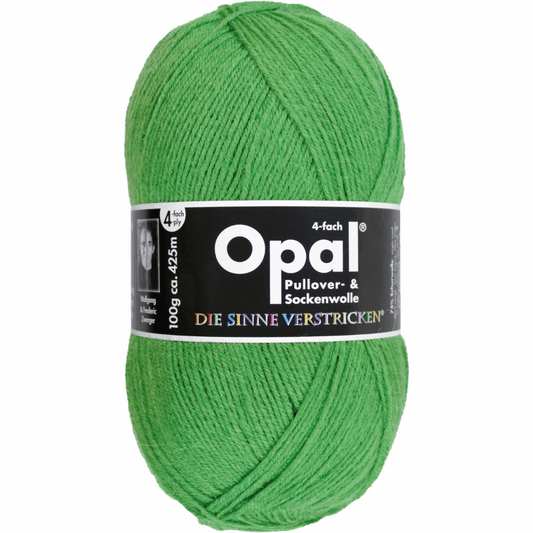 Opal plain 4 threads. 100g 2011/12, 97760, color grass green 1990