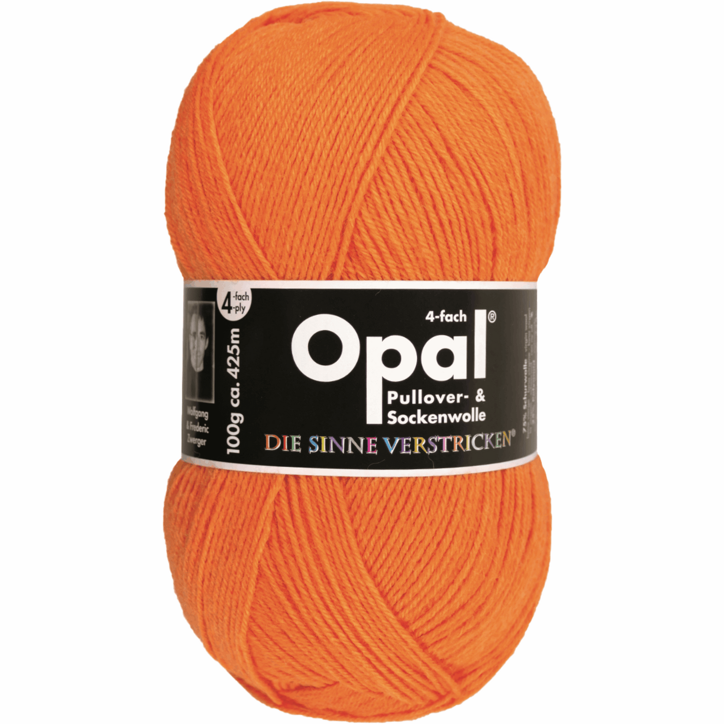Opal plain 4 threads. 100g 2011/12, 97760, color neon orange 2013