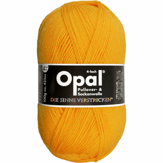 Opal plain 4 threads. 100g 2011/12, 97760, color sunny yellow 5182