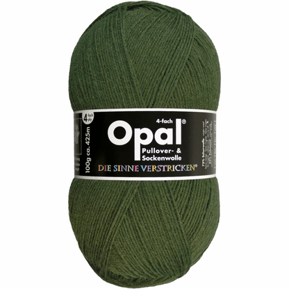 Opal plain 4 threads. 100g 2011/12, 97760, color olive green 5184