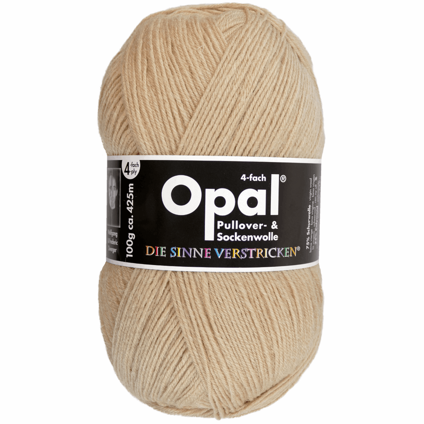 Opal uni 4fädig. 100g