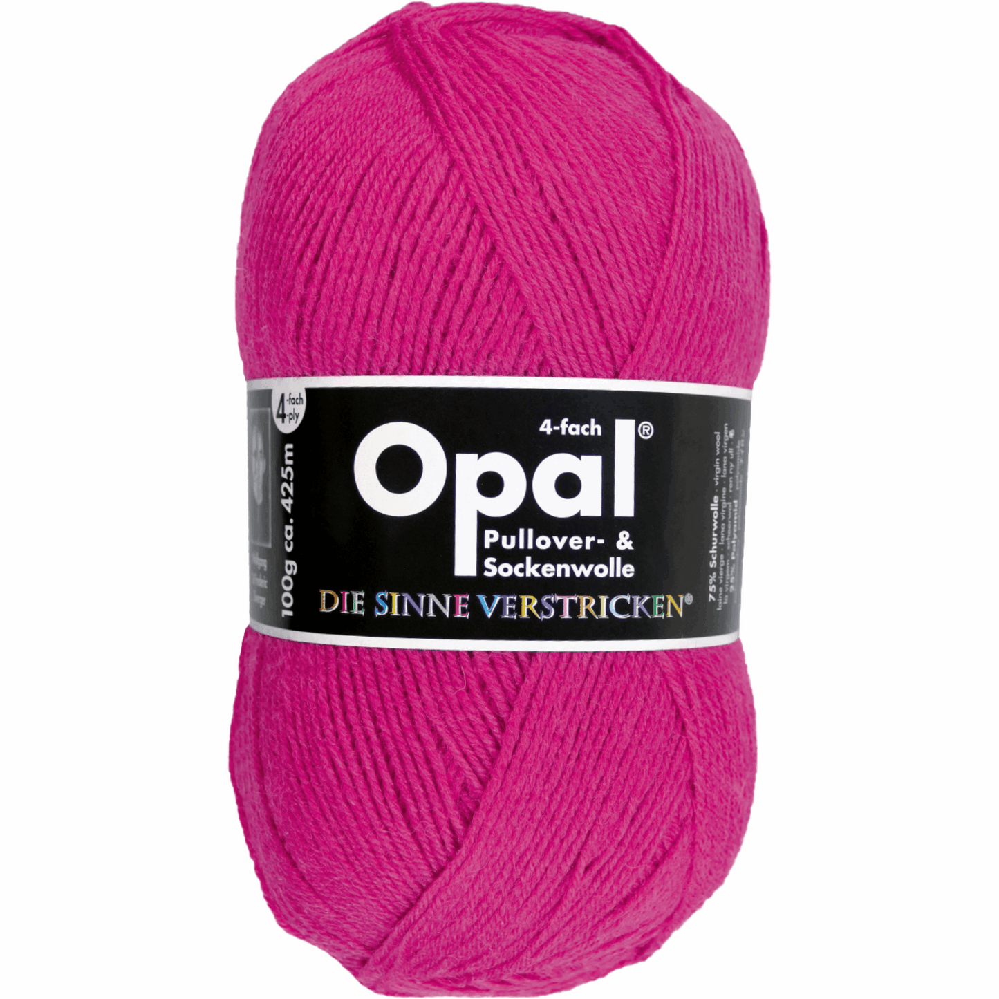 Opal plain 4 threads. 100g 2011/12, 97760, color pink 5194