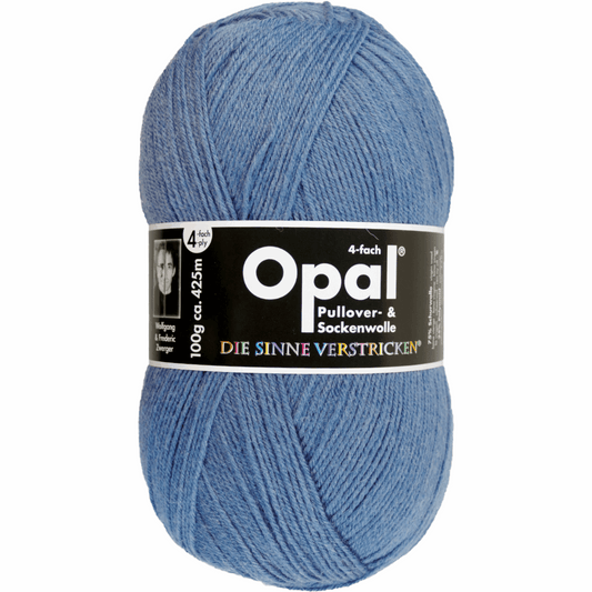 Opal plain 4 threads. 100g 2011/12, 97760, color jeans blue 5195