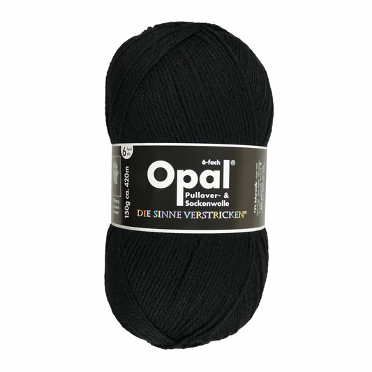 Opal uni 6-fold, 97764, color black 5306