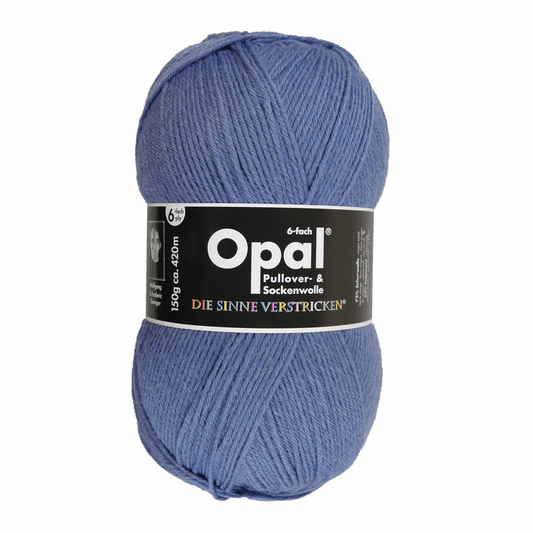 Opal uni 6-fold, 97764, color jeans blue 5307