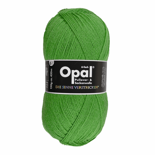 Opal uni 6-fold, 97764, color grass green 7903