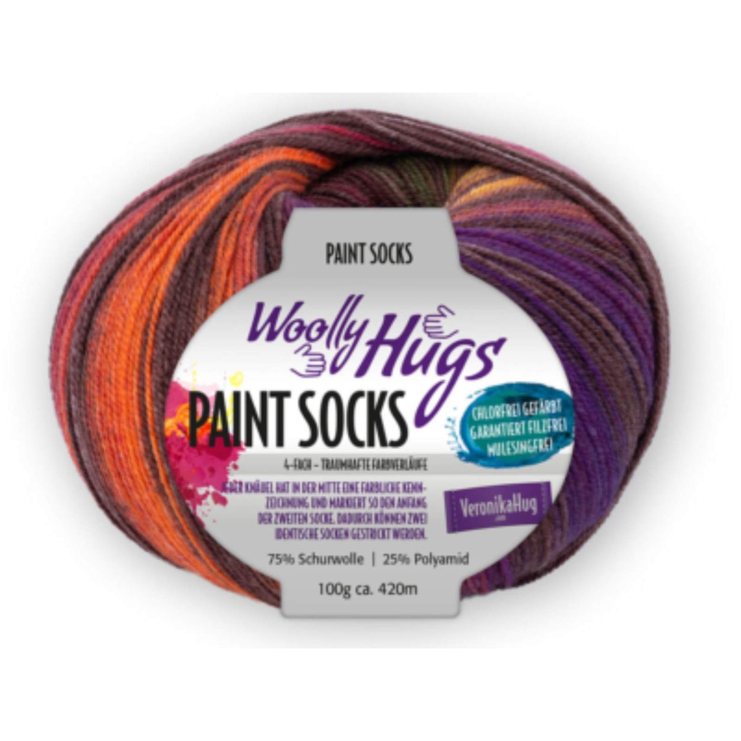 Woolly Hugs Paint Socks 100 g