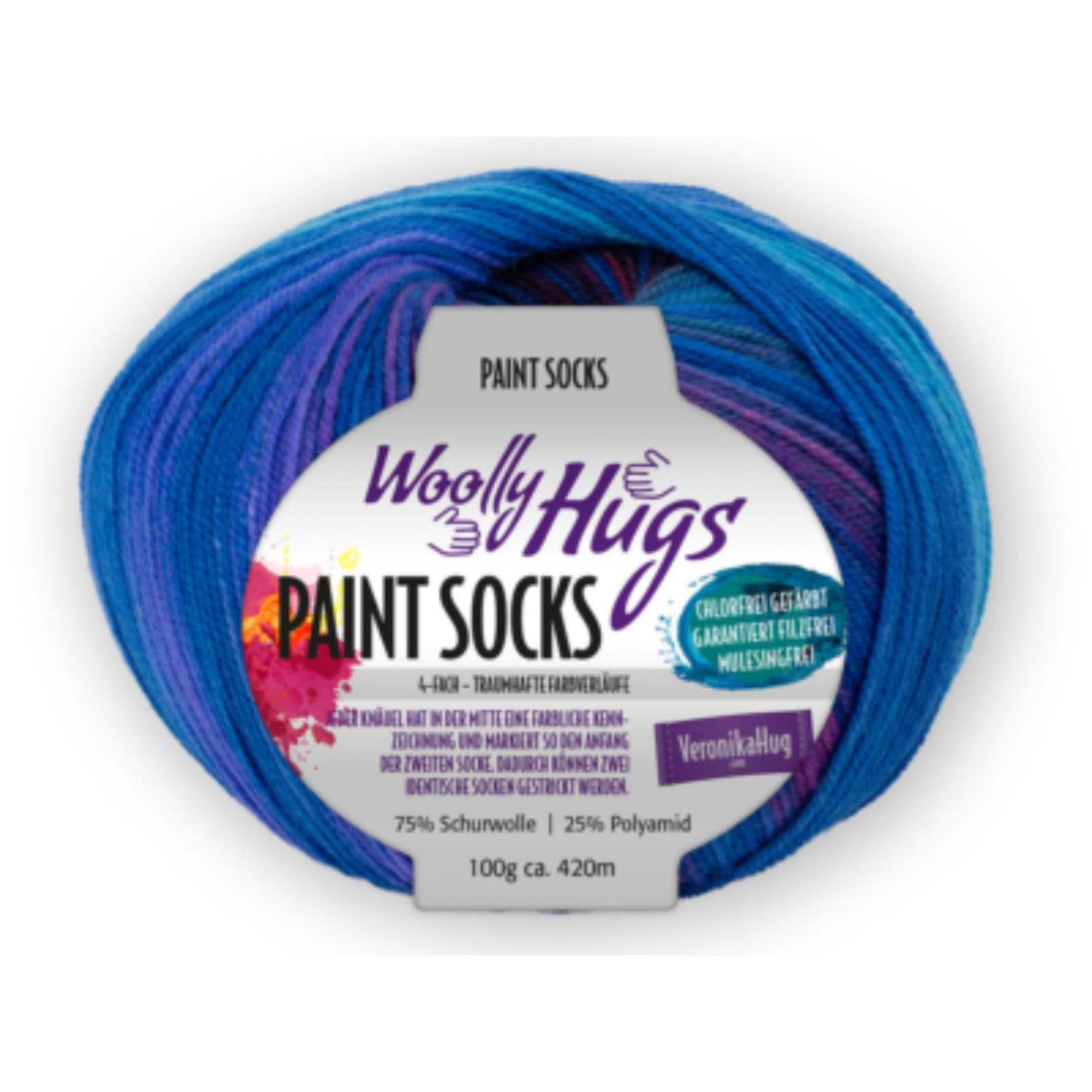 Woolly Hugs Paint Socks 100 g