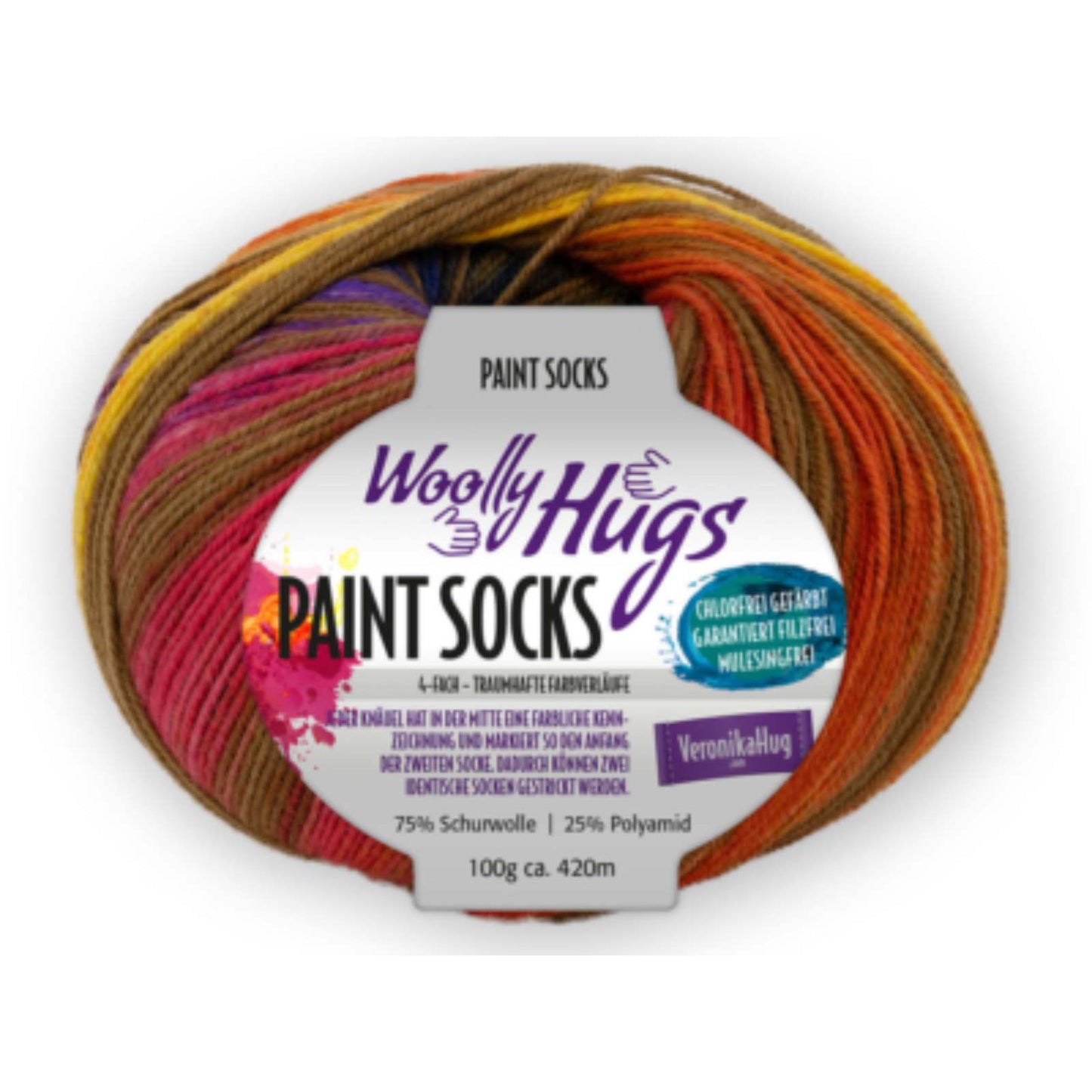 Woolly Hugs Paint Socks 100 g