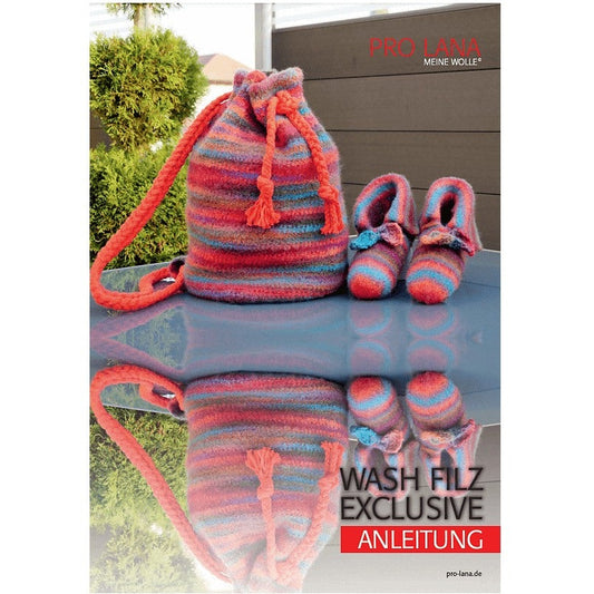 Anleitung (de) von © Pro Lana - Filz-Tasche und Filz-Schuhe / Nr. 272100-A32