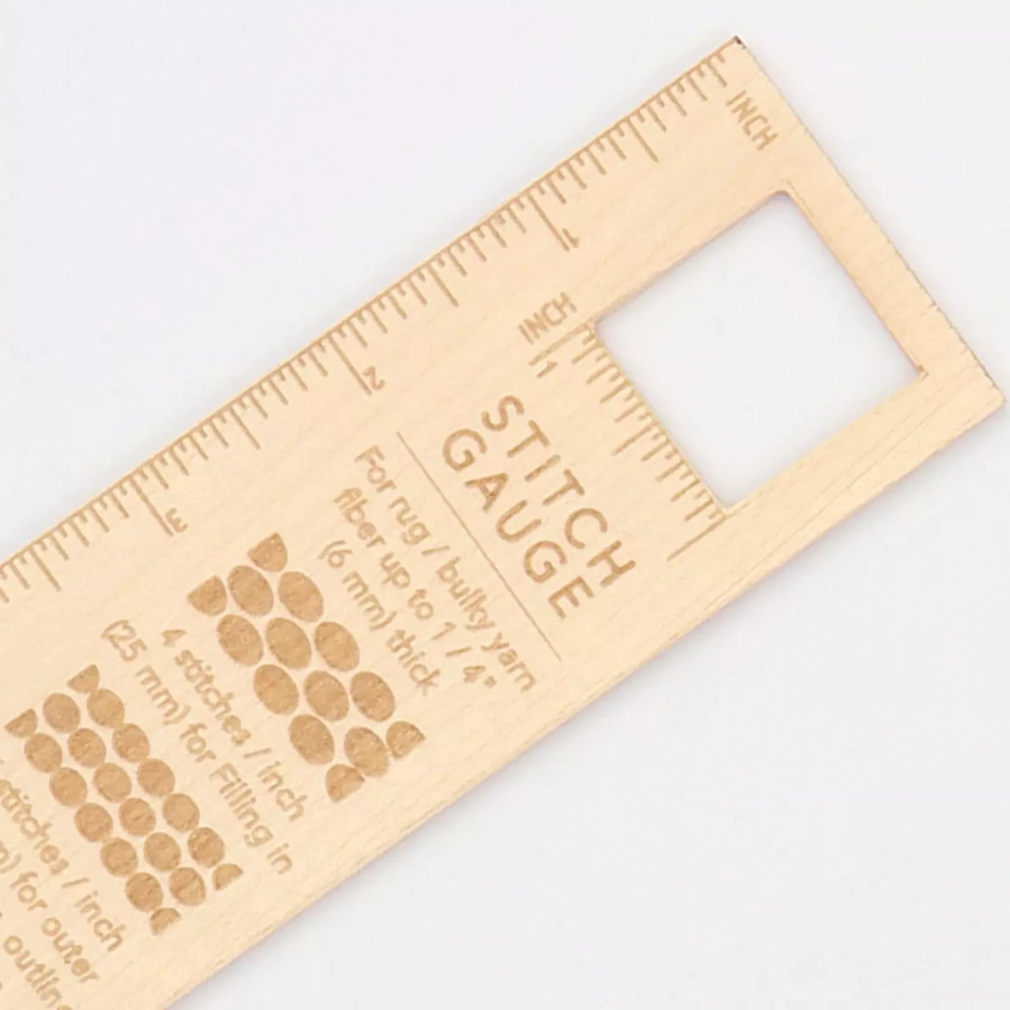 Stichmaß aus Holz