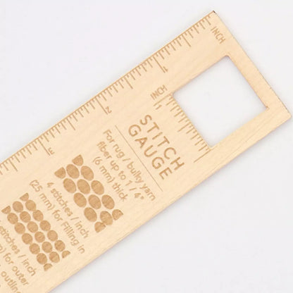 Stichmaß aus Holz