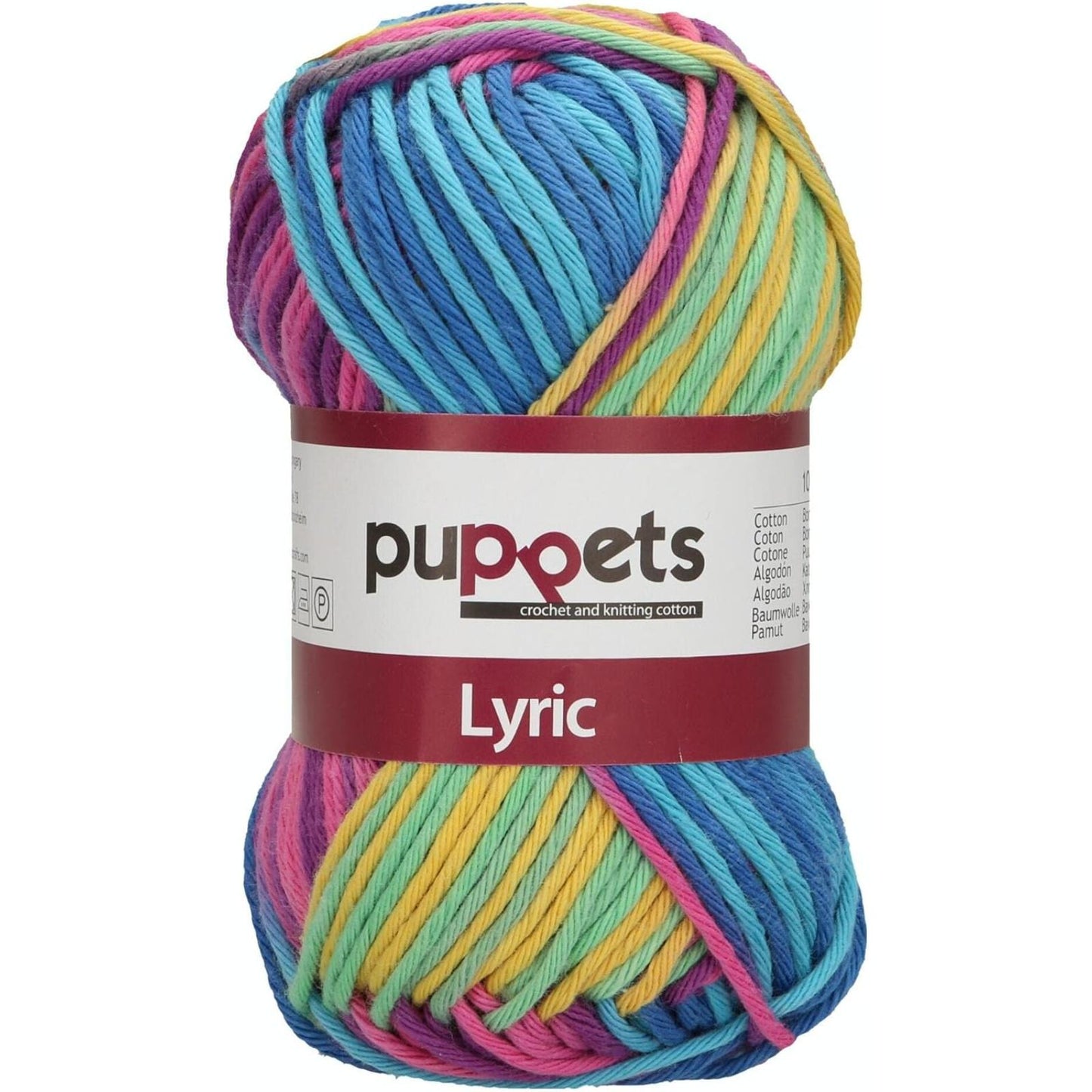 Anchor Puppets Lyric Multicolor Stärke 8, 50g