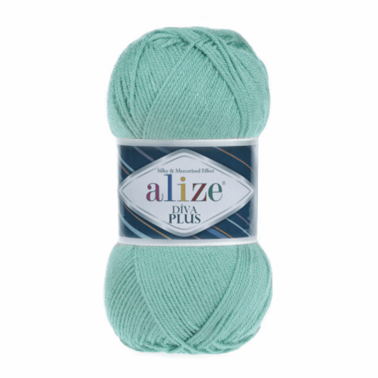 Alize Diva Plus, color turquoise 15