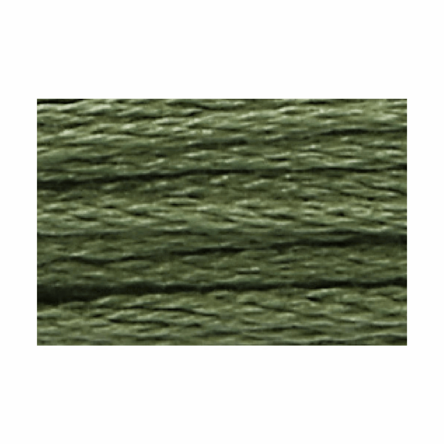 Anchor matt embroidery thread 10 m, 5 times lightly twisted, color olive green 262