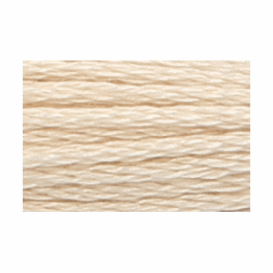 Anchor matt embroidery thread 10m, 5 times lightly twisted, color cream 387