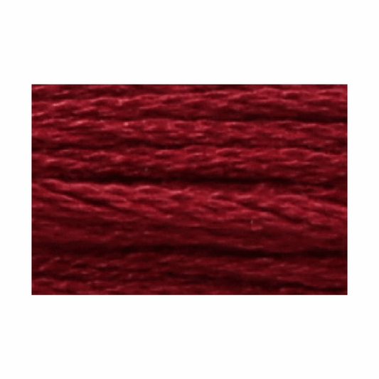 Anchor matt embroidery thread 10m, 5 times lightly twisted, color wine red 45