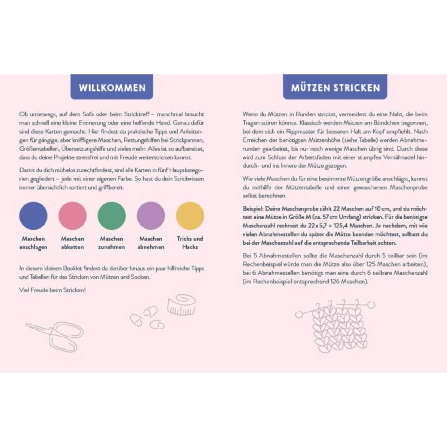 55 x stricken – Profi-Hacks und Tricks | Dein Kartenset von @maschenfein