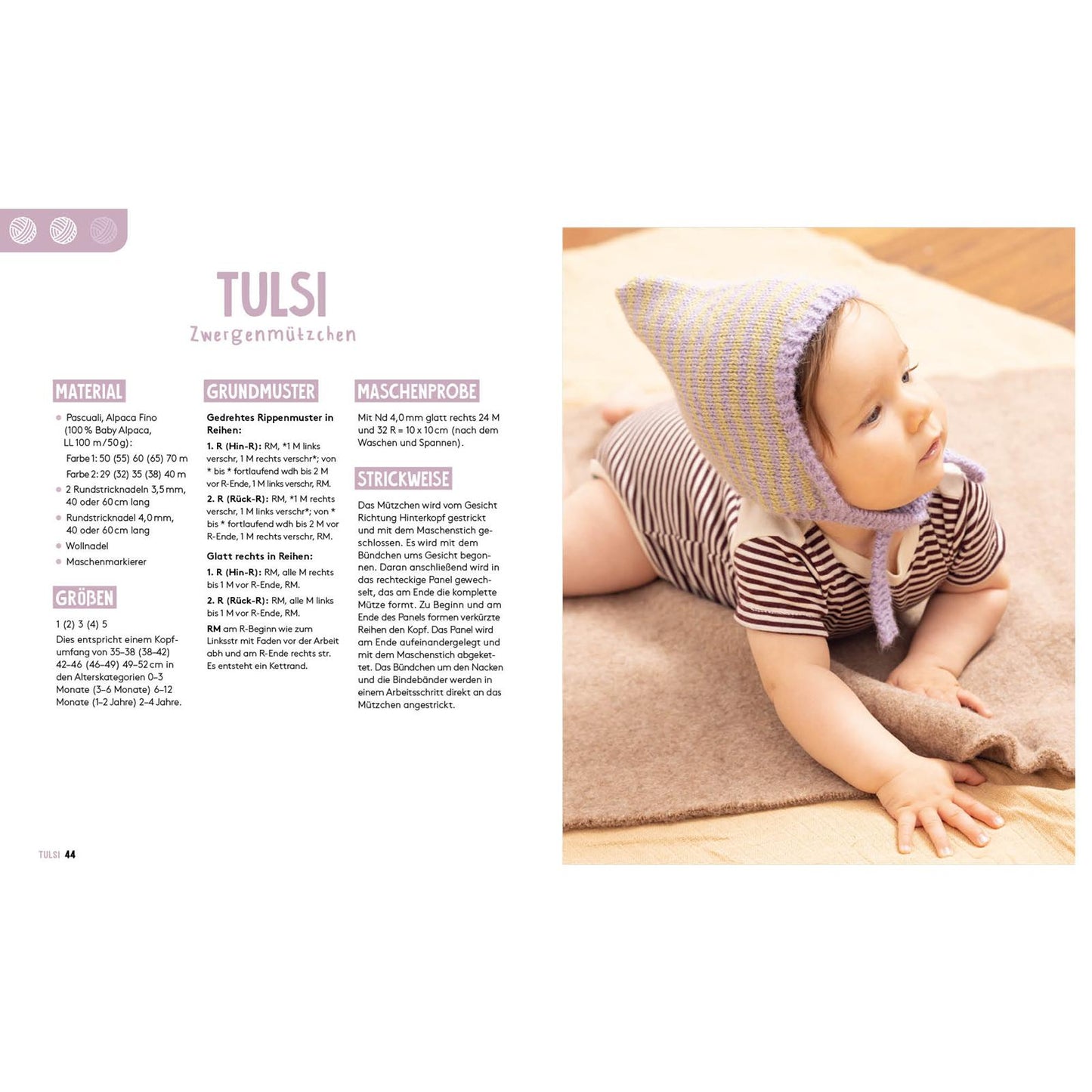 Hej. Mützen stricken – Babys & Kids