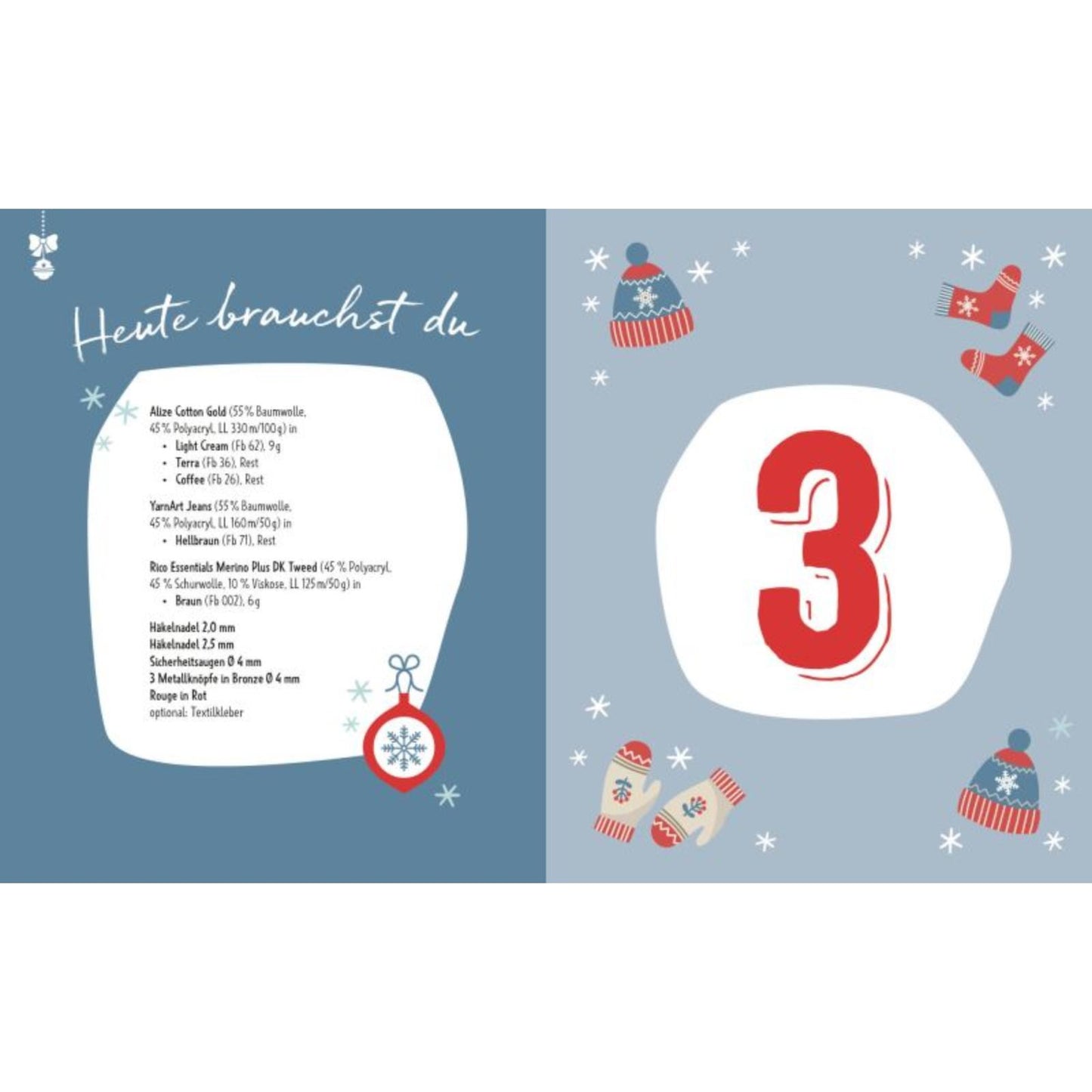 Mein Adventskalender-Häkelbuch: Sweet Minis Christmas (DE)