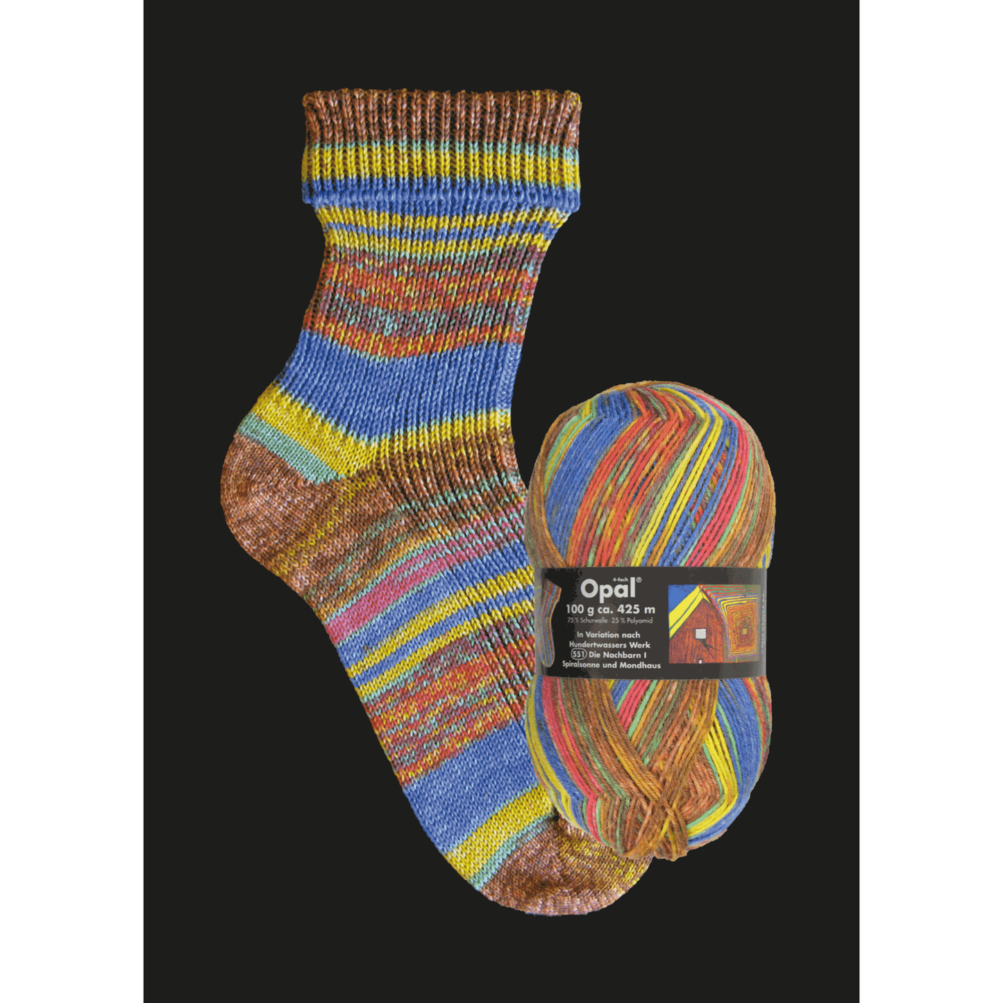 Hundertwasser II 100g, Opal, 551, 97717, Farbe 2100